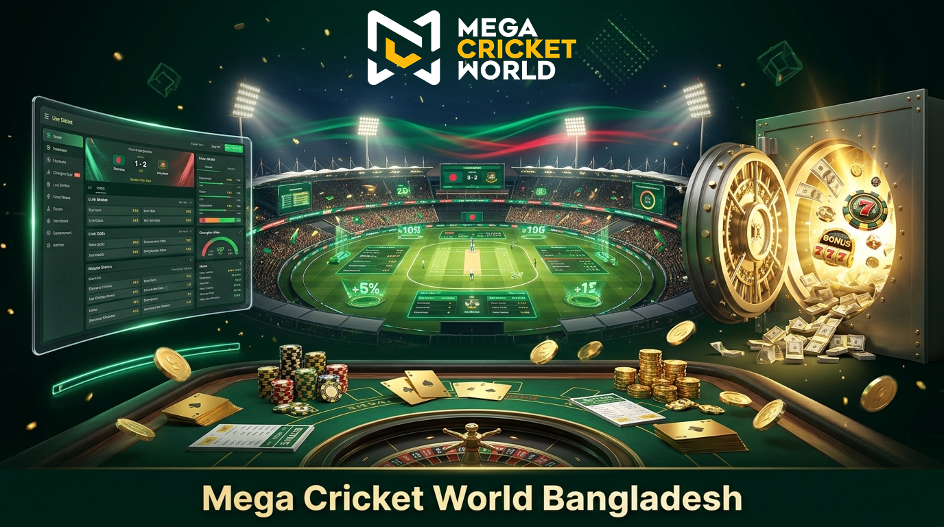 Mega Cricket World casino and betting app available in Bangladesh